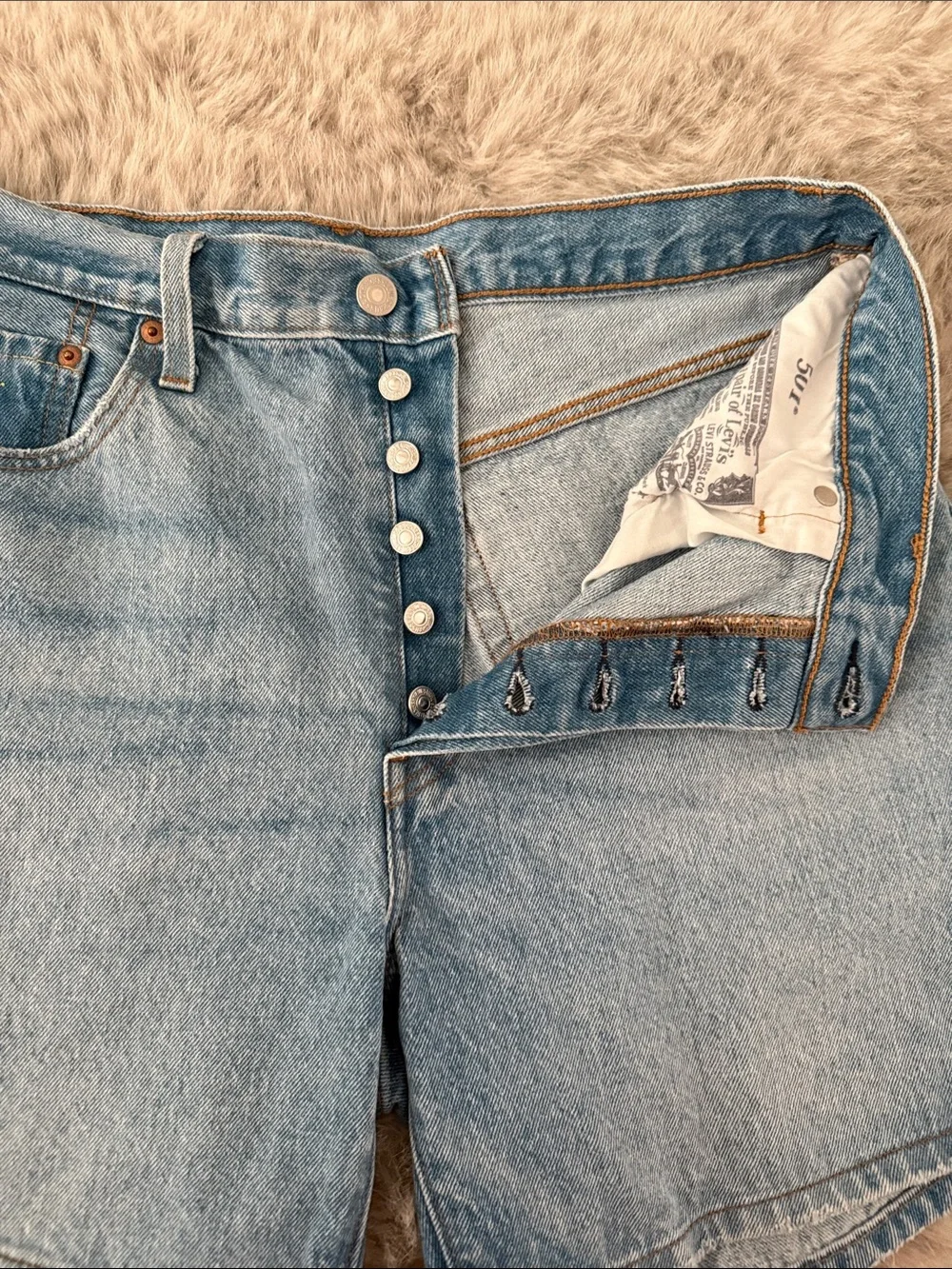 Levi’s Blue Denim Women's Shorts